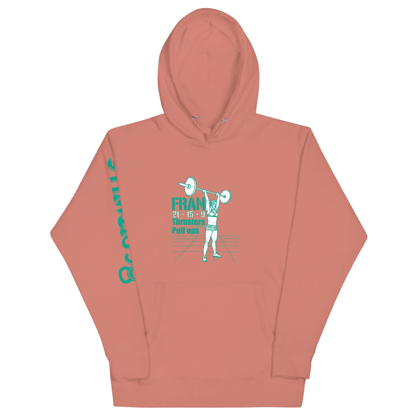 Fran Girls WOD Pale Hoodie